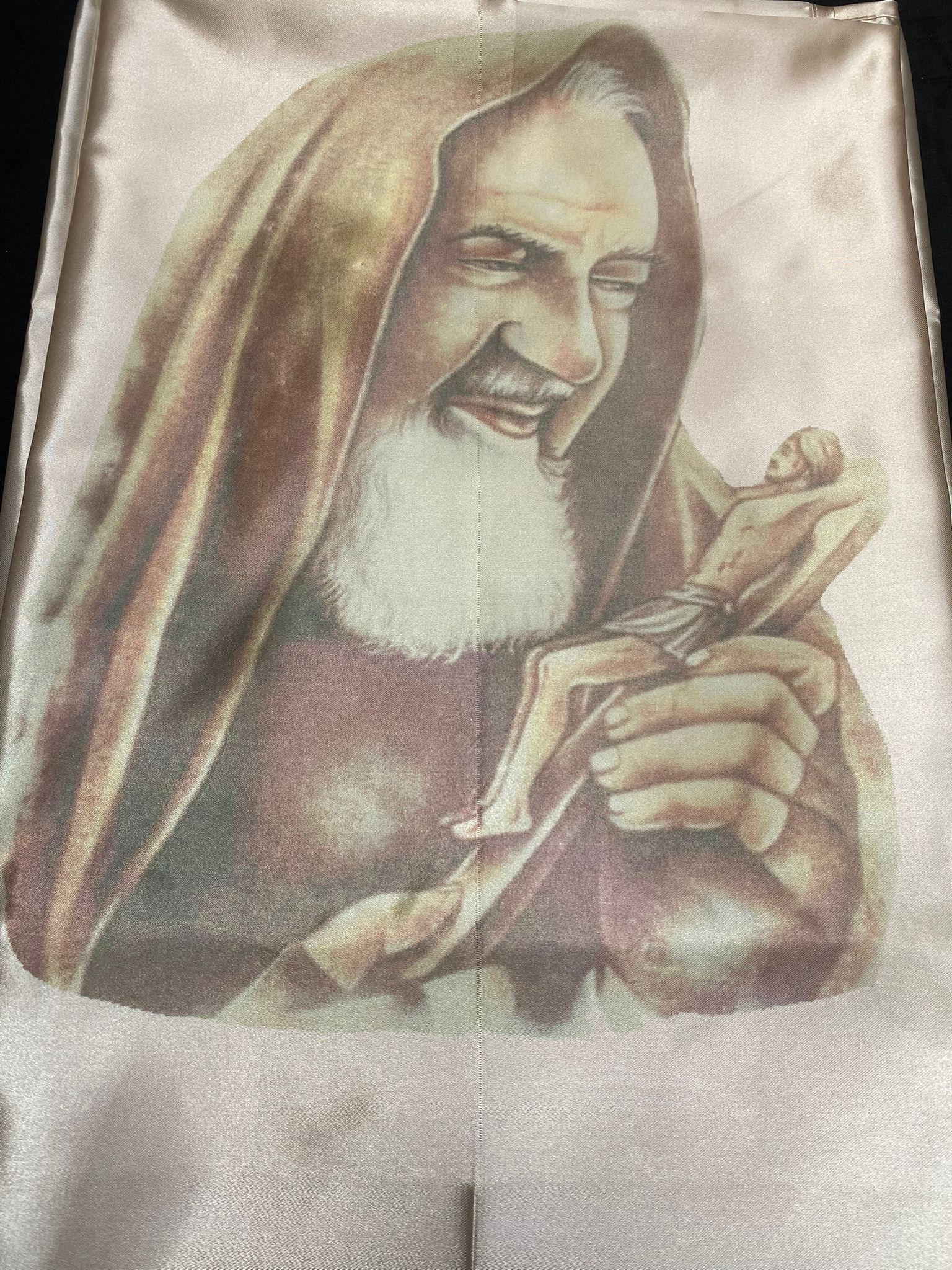 Lenzuolino Raso Padre Pio