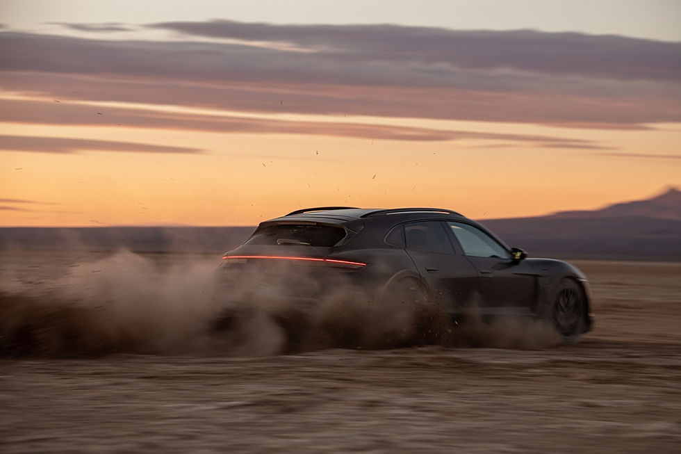 Versátil programa de teste para o Porsche Taycan Cross Turismo chega ao fim