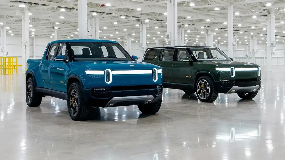 Expressas: Pick-Up e SUV da Rivian chegam ao mercado germânico em 2023