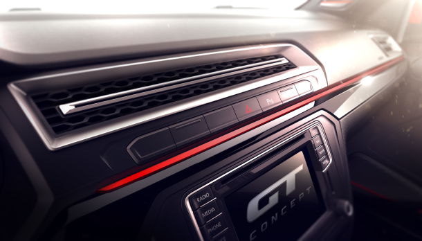 Gol GT Concept, em destaque no estande da Volkswagen, e o desejo que vire realidade.