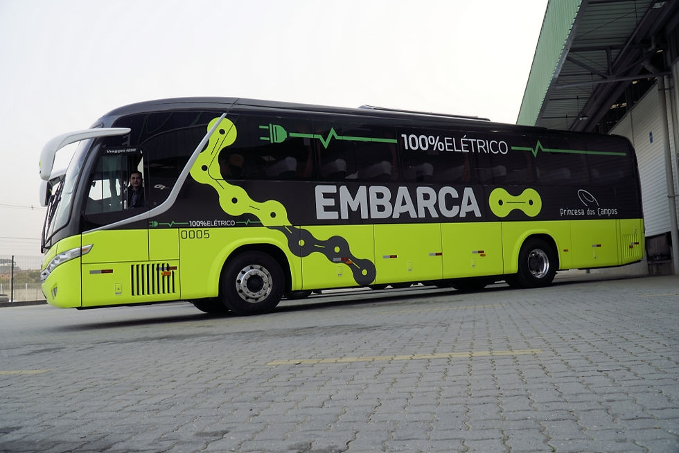 Princesa dos Campos e Embarca realizam primeira operação com ônibus elétrico da BYD, em Curitiba