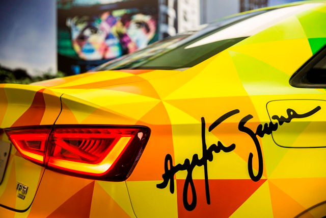 Primeiro A3 Sedan fabricado no Brasil ganha pintura especial em homenagem ao Ayrton Senna