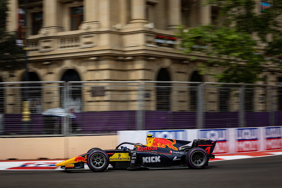 F2: Enzo Fittipaldi conquista segundo lugar na prova principal em Baku