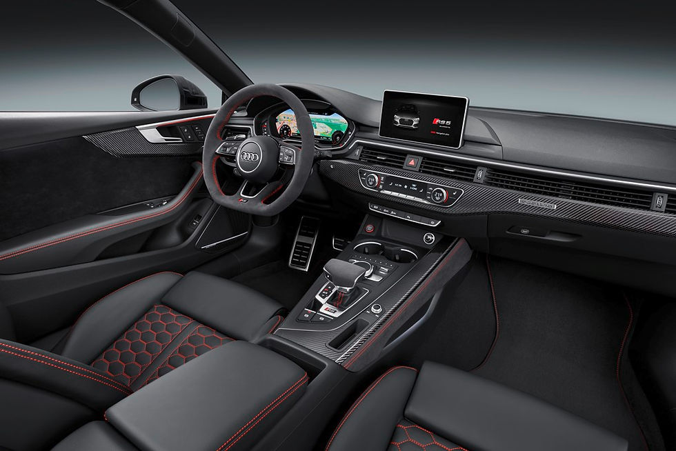 Segunda geração do RS 5 Coupé, chega com motor V6 2.9 TFSI biturbo de 450 cv