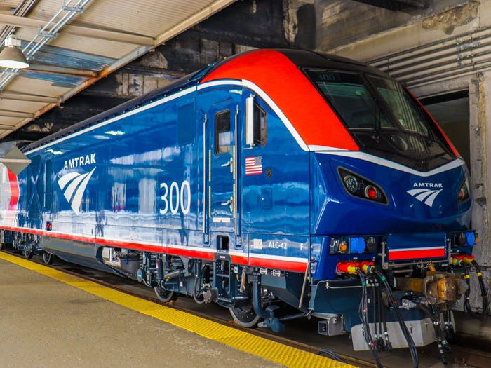 Amtrak apresenta as novas 75 locomotivas Siemens ALC-42 e já pede mais 50