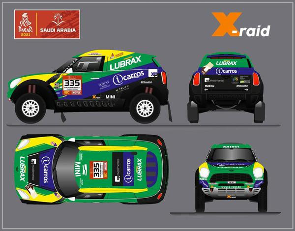 Guiga Spinelli e Youssef Haddad disputam Rally Dakar 2021 com Mini da X-raid