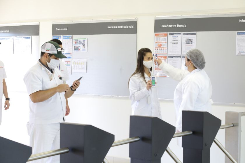 Honda Automóveis retomou atividades produtivas
