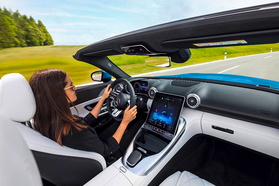 Uma visão exclusiva ao interior do novo Mercedes-AMG SL