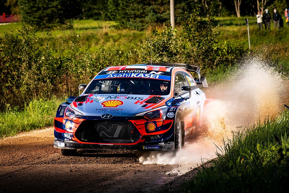 WRC: Ott Tänak termina o sábado na frente da prova disputada em casa