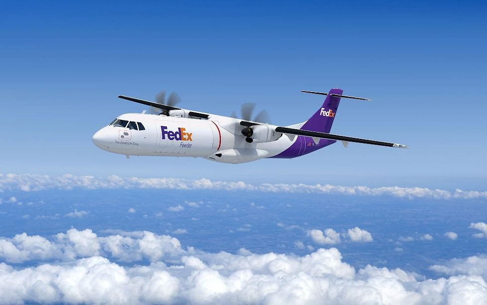 FedEx faz pedido de 30 ATR 72-600 F com opção de mais 20