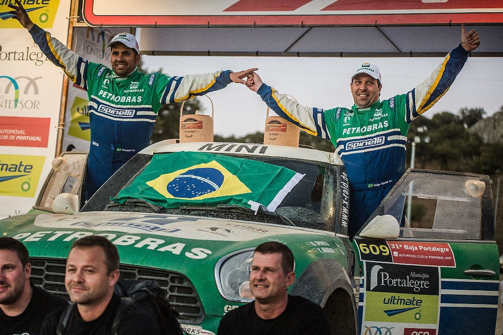 Guiga Spinelli e Youssef Haddad terminaram na segunda posição na Baja Portalegre