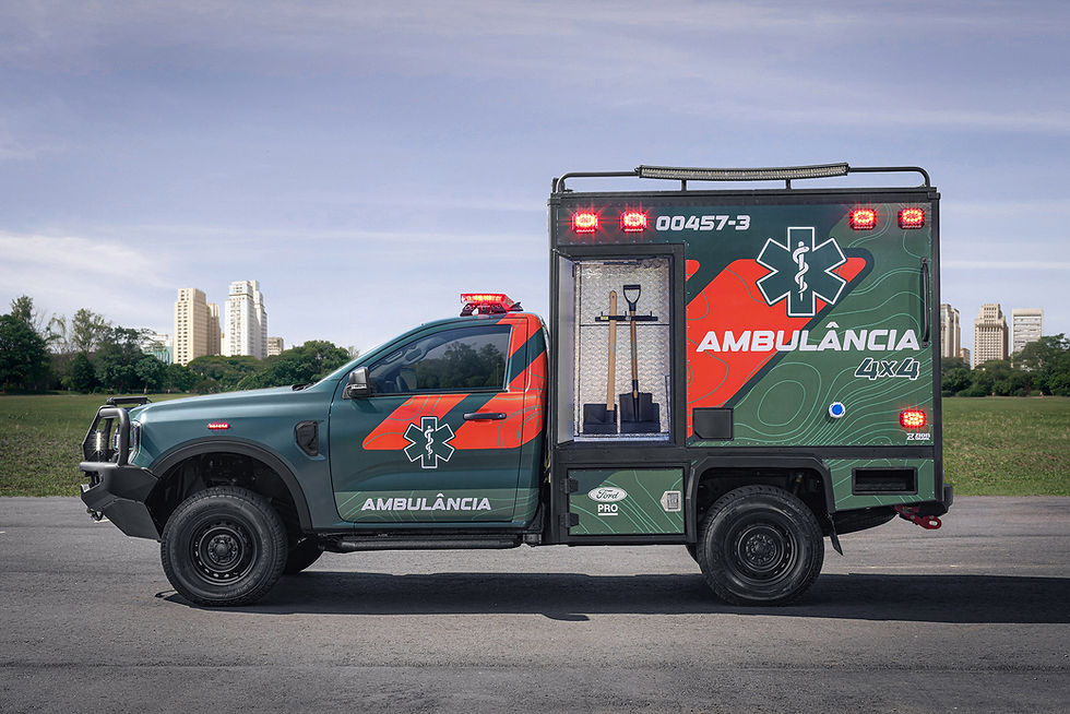 Ford amplia atuação no segmento profissional com veículos adaptados para polícia, resgate e serviços especiais