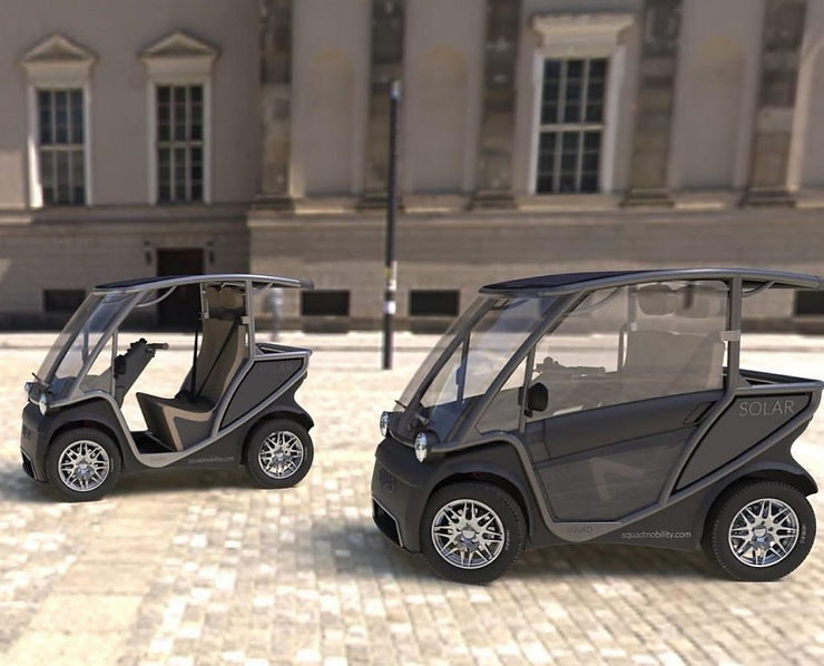 Expressas: Squad Mobility tem veículo alimentado por energia solar e que não precisa de habilitação