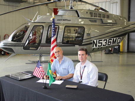 Bell Helicopter entrega primeiro 407GXP no Brasil
