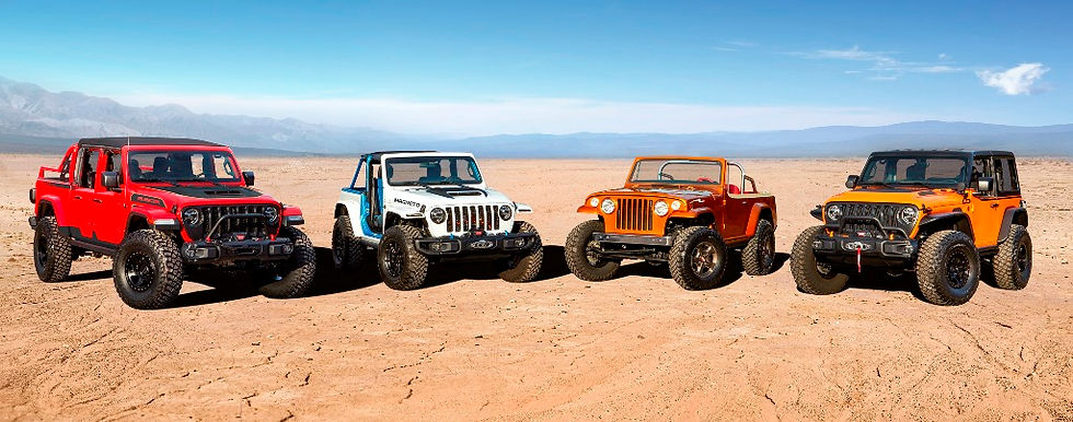 Jeep e Jeep Performance Parts apresentam seus carros conceito para o Easter Jeep Safari 2021