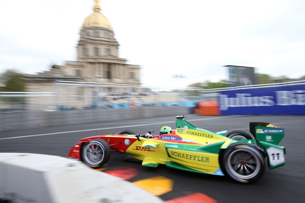 Domínio de Lucas di Grassi na festa da Fórmula E em Paris