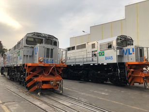 Ferrovia: VLI recebe as primeiras locomotivas Wabtec em Contagem (MG)