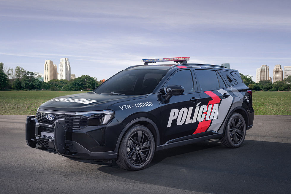 Ford amplia atuação no segmento profissional com veículos adaptados para polícia, resgate e serviços especiais