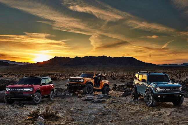 Ford anuncia o lançamento do Bronco, Mustang Mach 1 e Ranger Black no Brasil em 2021