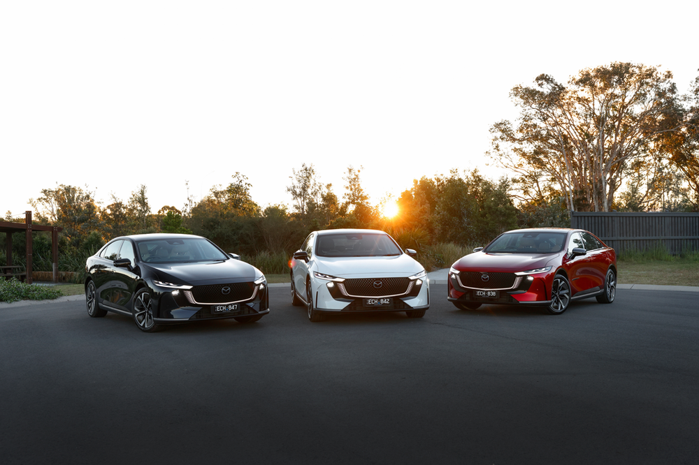 Mazda 6e recebe cinco estrelas em teste de segurança da ANCAP