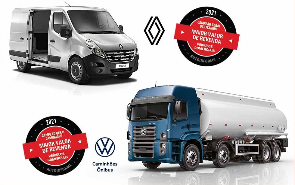 Renault e VWCO vencem Selo Maior Valor de Revenda – Veículos Comerciais 2021