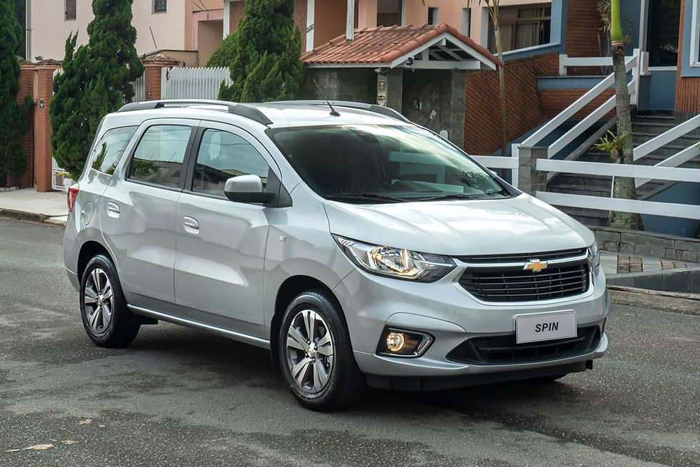 Chega a linha 2022 do Chevrolet Spin e versão de entrada ganha câmbio automático