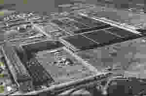 Vista aérea da fábrica VW Taubaté em construção
