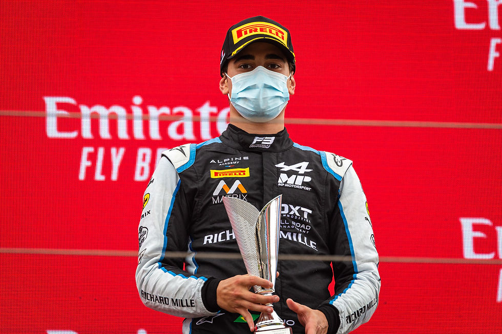 F3: Após sábado difícil, Collet recupera desempenho e termina em terceiro no domingo