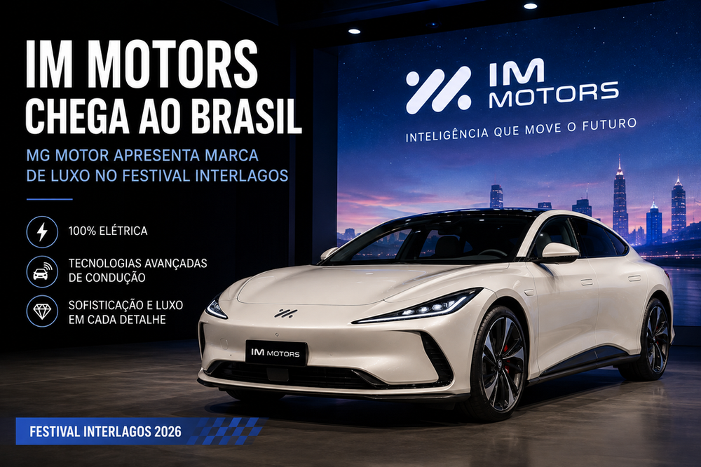 IM Motors estreia no Brasil sob operação da MG e mira mercado premium de elétricos