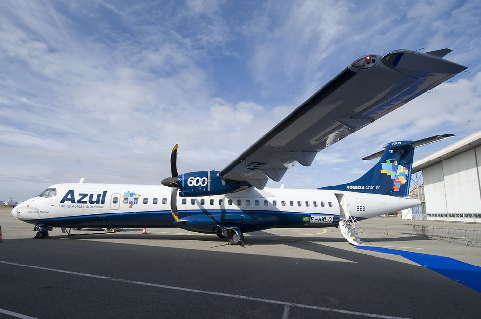 Aviação: ATRs da Azul vão voltar a operar no Santos Dumont