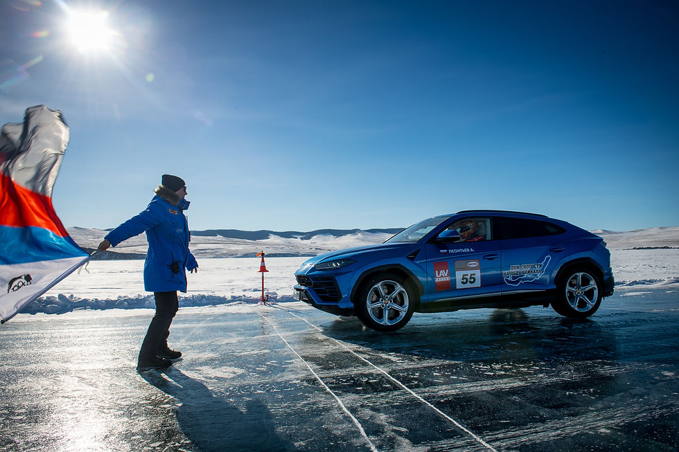 Vídeo: Lamborghini Urus chega a 298 km/h em lago gelado da Rússia