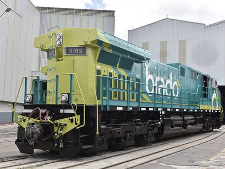 Brado adquire novas locomotivas GE AC44i para operações no mercado interno e de exportação