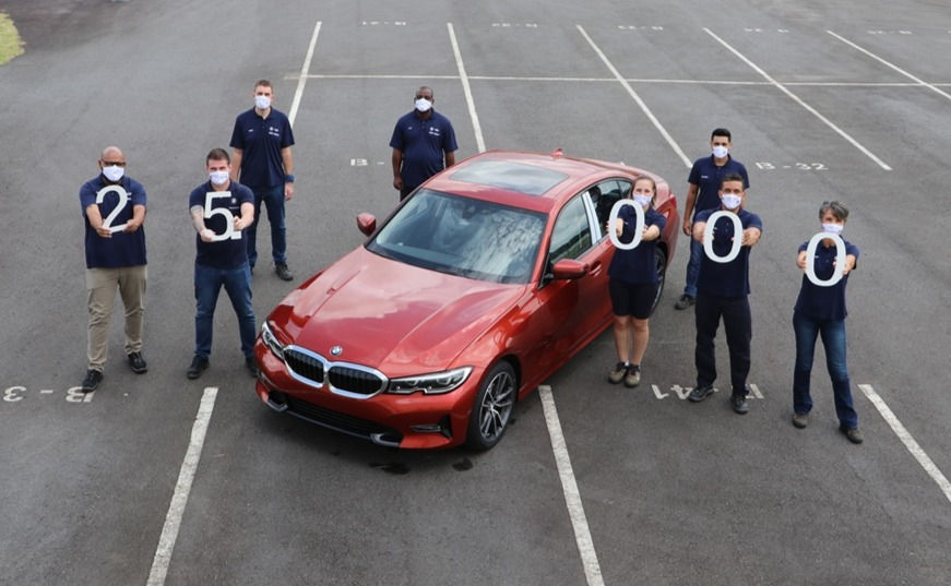 BMW Brasil celebra 25 mil unidades do Série 3 produzidos em sua fábrica em Araquari-SC