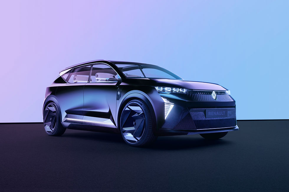 Renault revela sua visão para um novo carro familiar em 2024