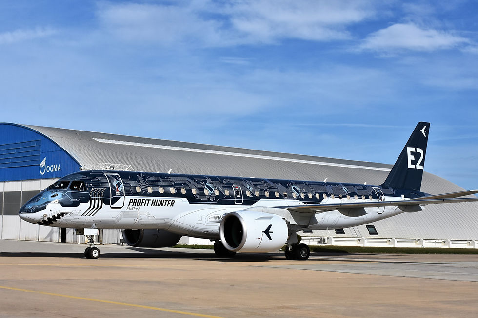 OGMA, do Grupo Embraer, autorizado a fazer a manutenção dos E-Jets E2 na Europa