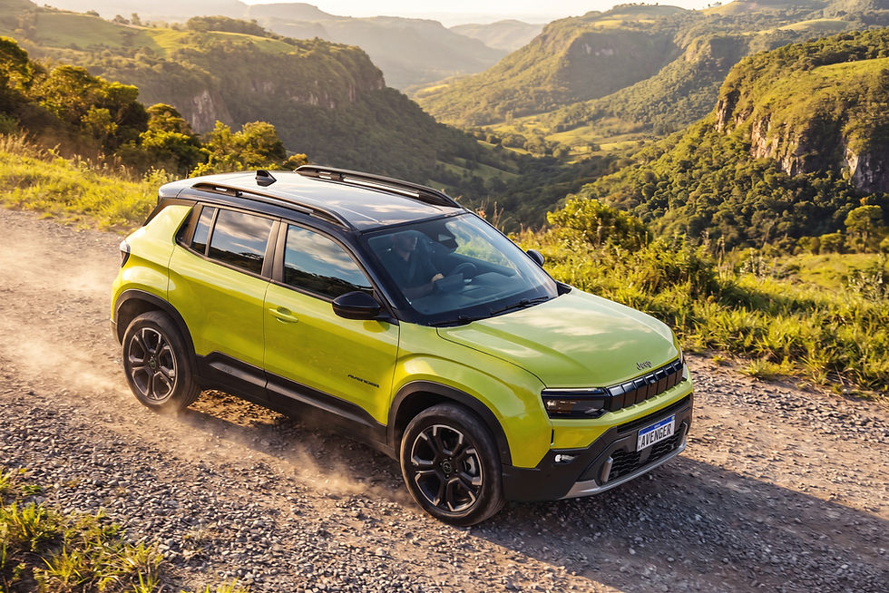 Jeep Avenger chega ao Brasil como híbrido leve e parte de R$ 114.990