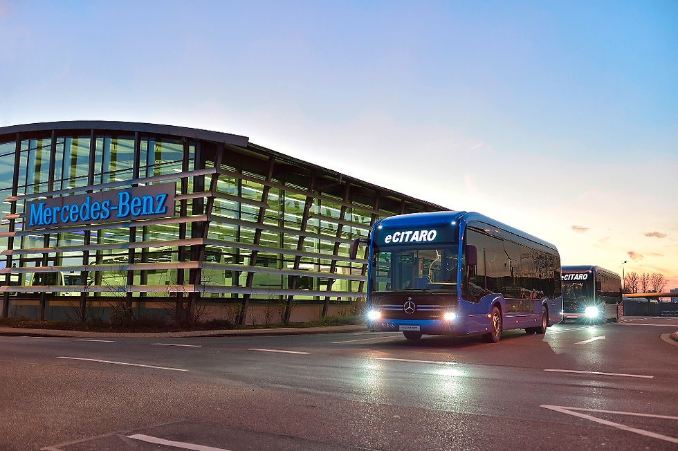 Daimler avança com a produção do ônibus elétrico eCitaro da Mercedes-Benz
