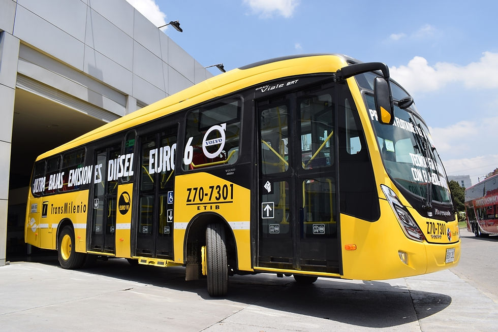 Volvo fecha venda de mais 321 ônibus para Bogotá