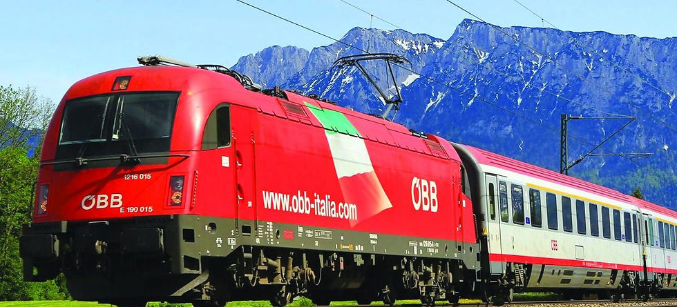 Ferrovias italianas recuperam o tráfego com a Áustria, Alemanha e Suíça
