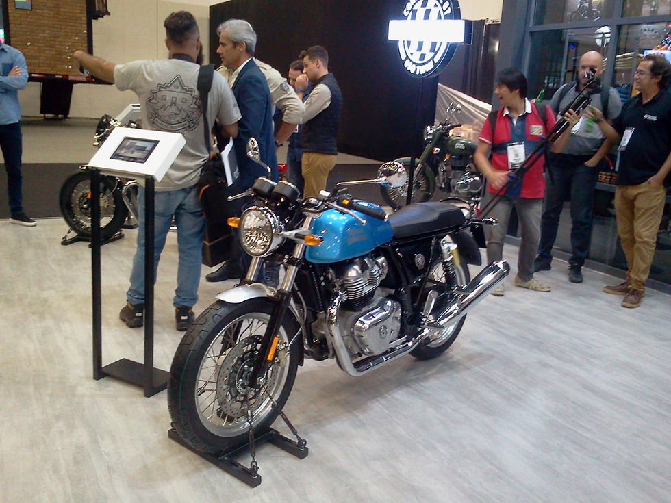 Salão Duas Rodas: Royal Enfield apresenta Continental GT 650cc e Interceptor 650cc
