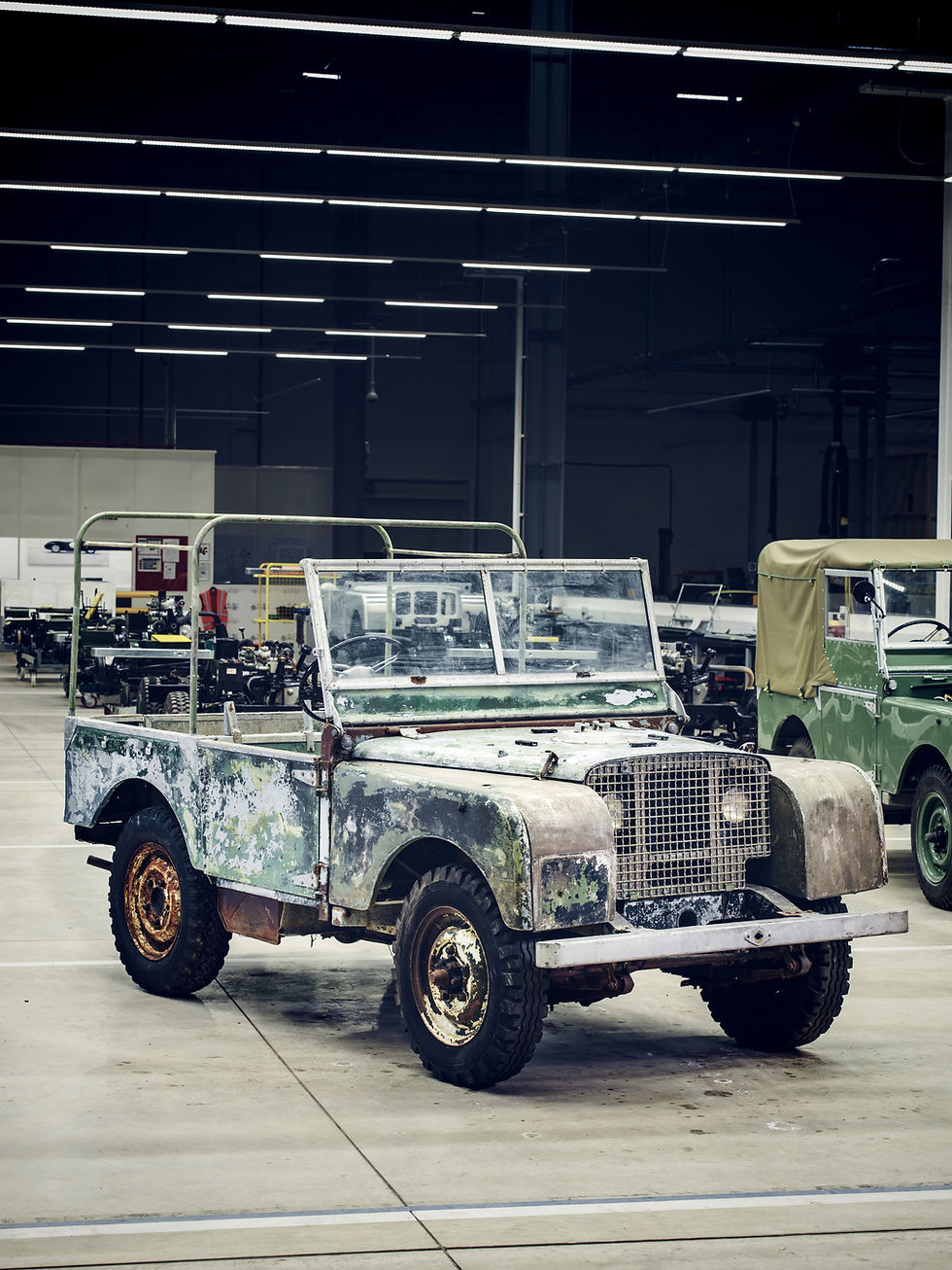 Modelo original usado no lançamento da Land Rover é restaurado para celebrar os 70 anos da marca