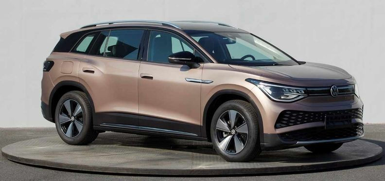 Expressas: Crossover VW ID6 é visto em fotos oficiais na China