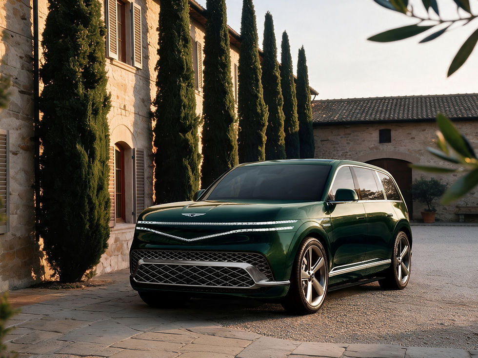 Genesis apresenta o GV90, primeiro SUV grande de luxo 100% elétrico da marca