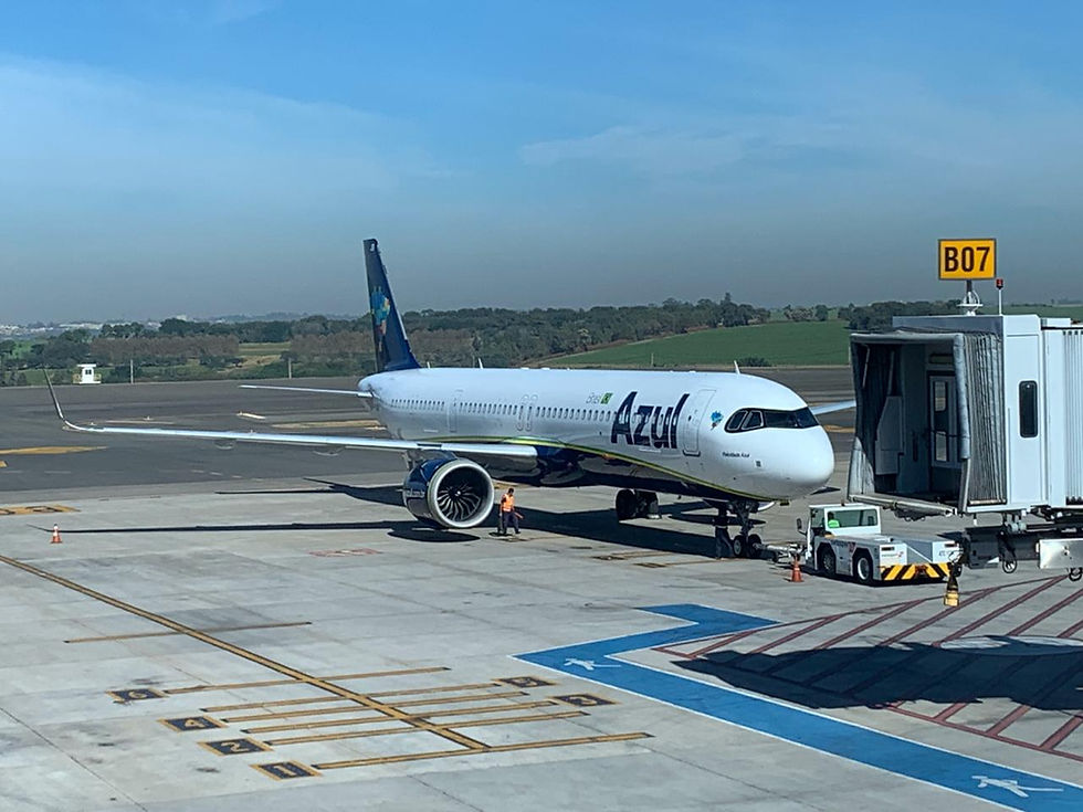 Aviação: Azul realiza voos de repatriação para a Bolívia e o Peru