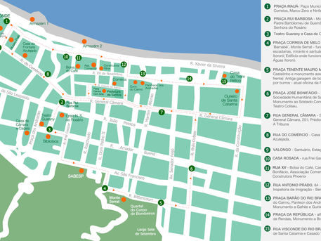 Santos reserva belezas e surpresas muito além das praias