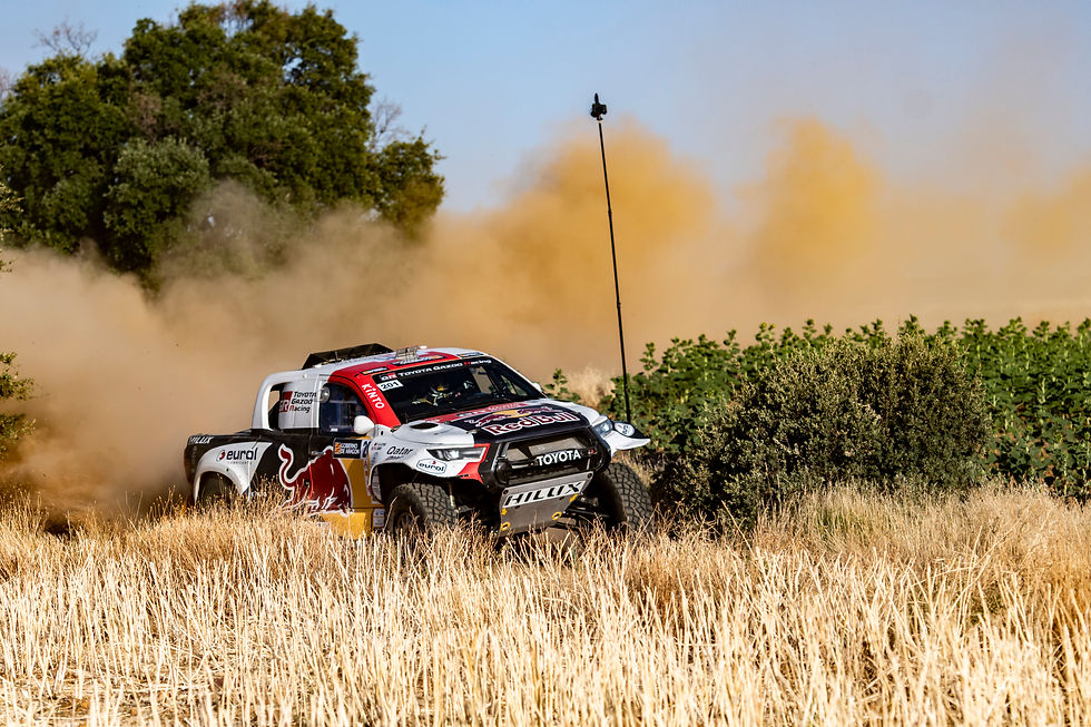 Al-Attiyah e Toyota dominam primeiro dia da Baja Aragon com brasileiros em destaque