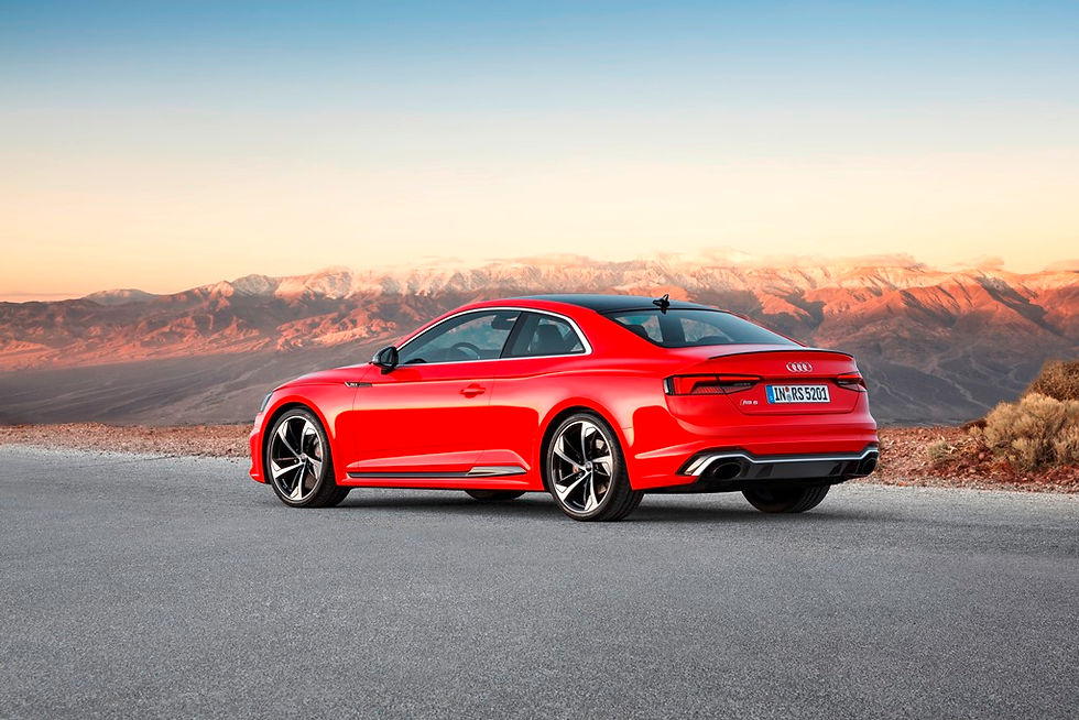 Segunda geração do RS 5 Coupé, chega com motor V6 2.9 TFSI biturbo de 450 cv