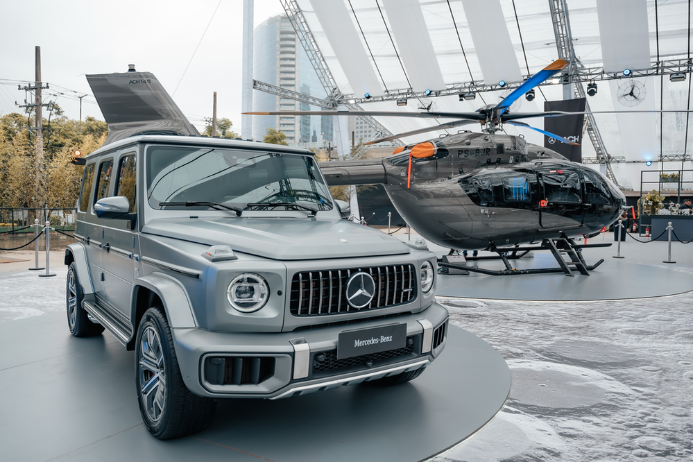 Expressas: Mercedes-Benz e Airbus lançam helicóptero executivo ACH145 Mercedes-Benz Edition no Brasil