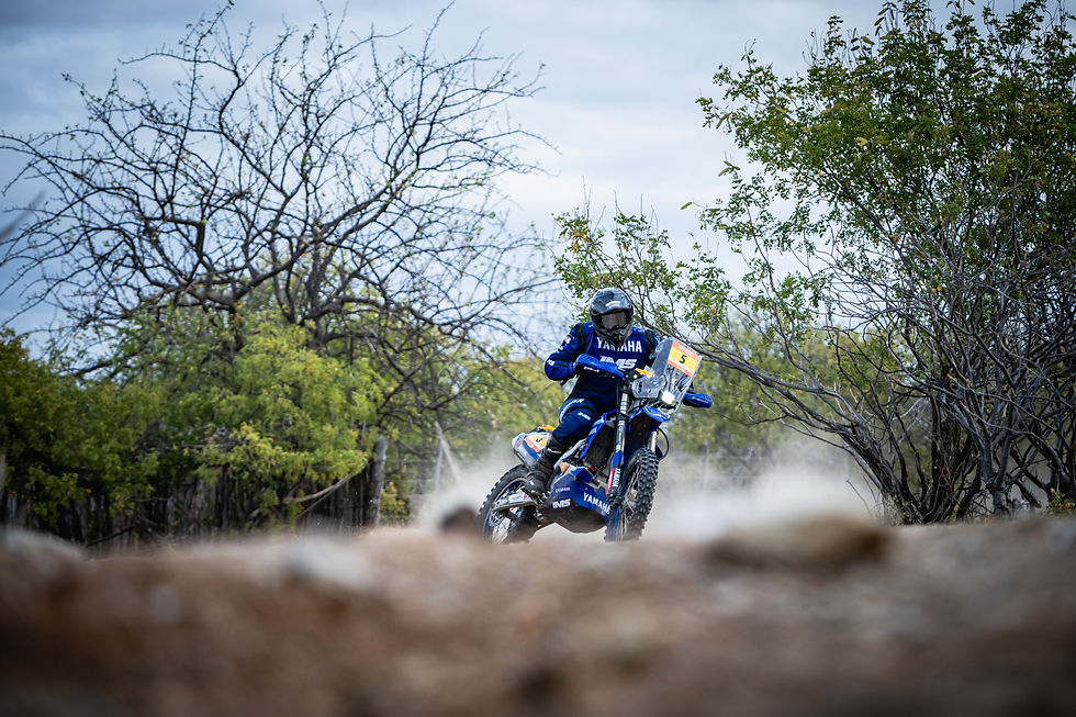 Gabriel Bruning avançou à vice-liderança do Sertões Petrobras nas motos