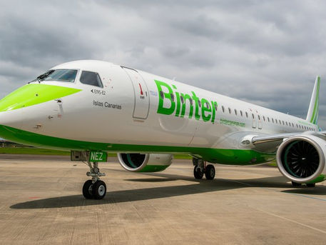 Aviação: Binter recebe seu primeiro jato E195-E2 da Embraer